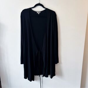 ARITZIA WILFRED FREE LONG BLACK CARDIGAN | SIZE L